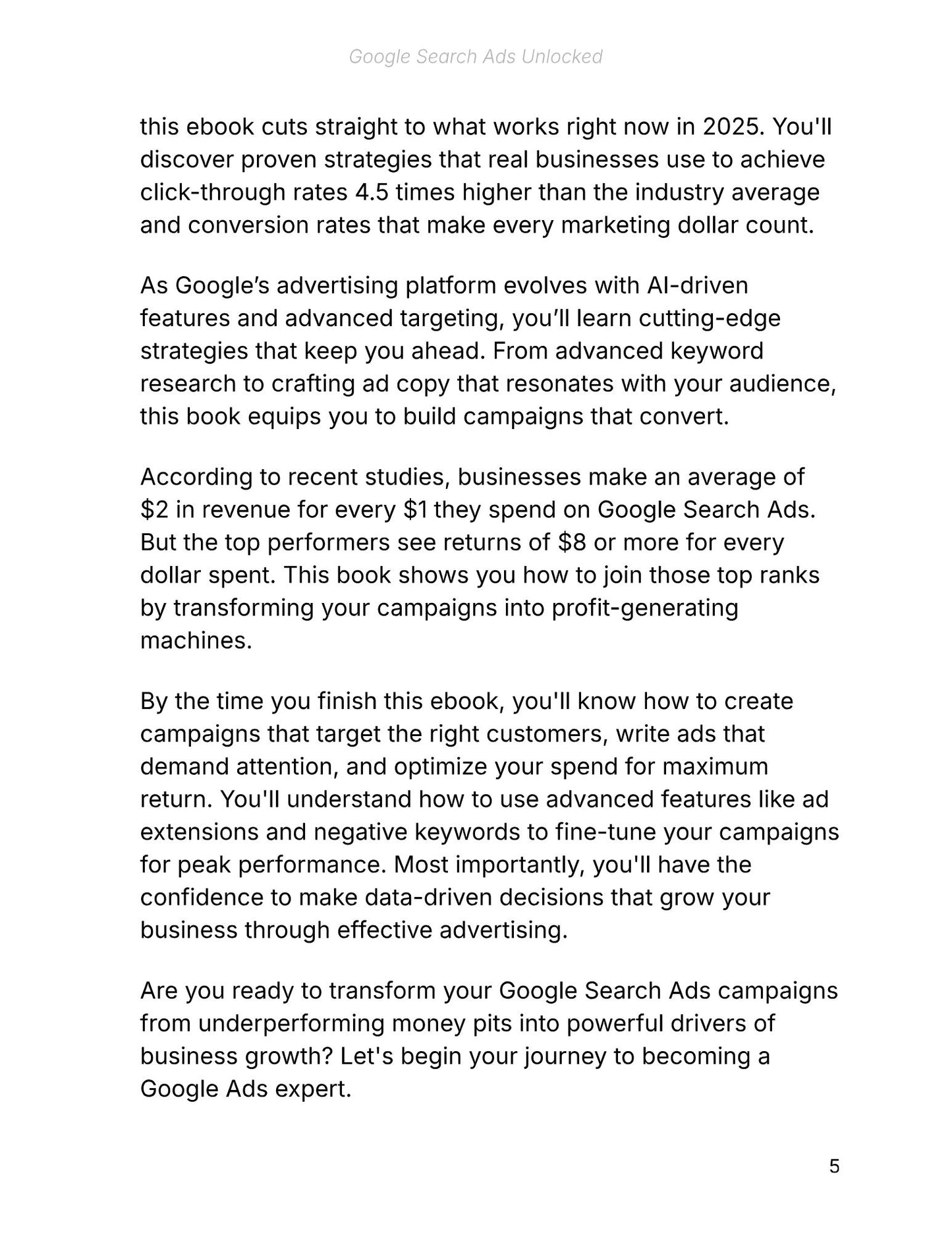 Google Search Ads Unlocked - Bundle