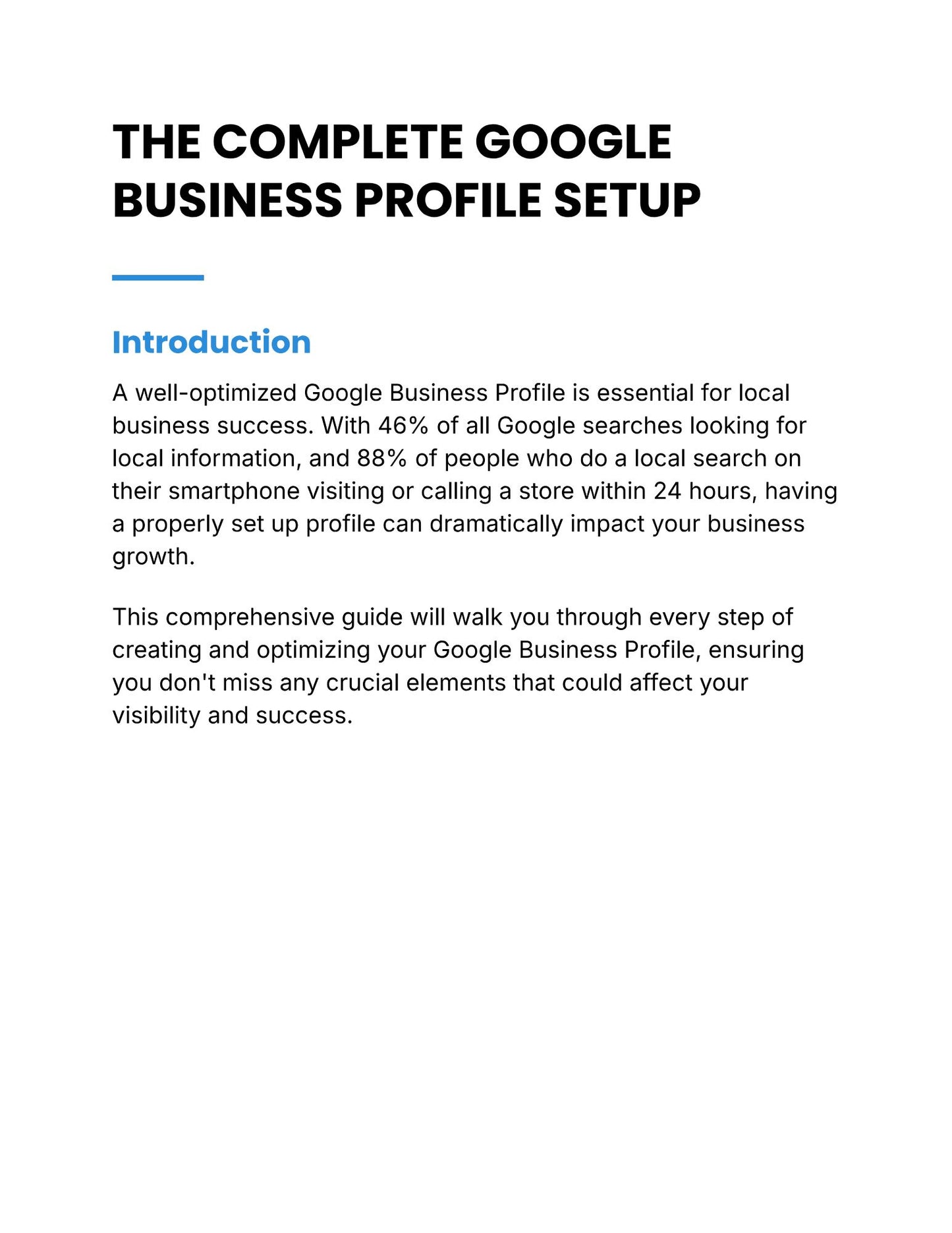 Google Business Profiles - Bundle