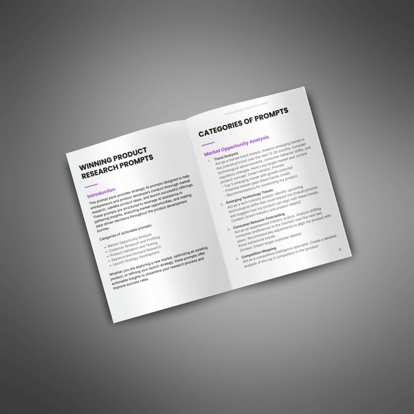 Winning Product Research - Prompts and Toolstack